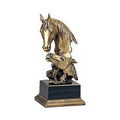 Horse Bust brass - 4"w x 8.5"h